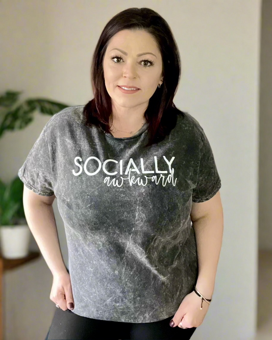 Socially Awkward - Women's shirts -  Rustic Cuts