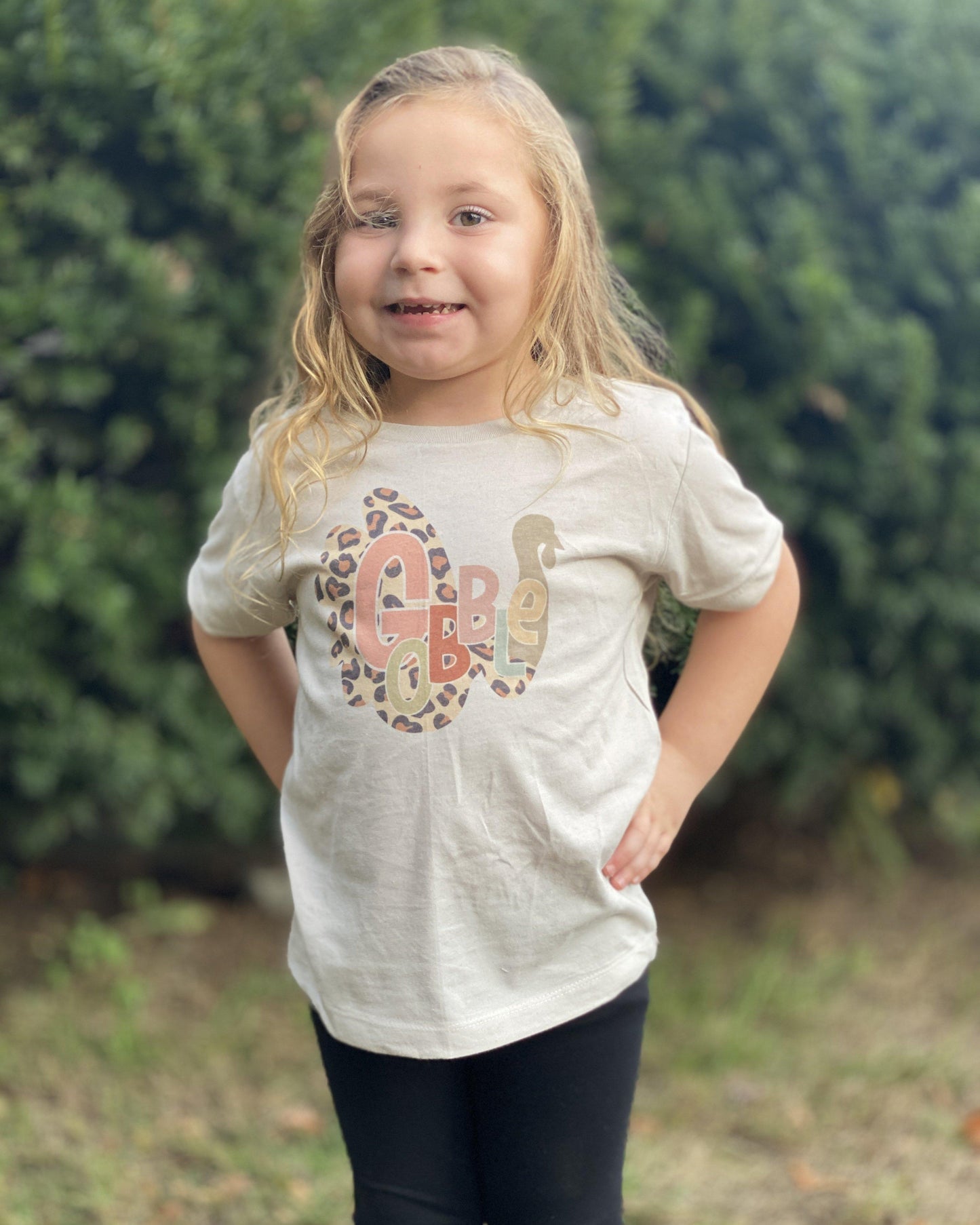 Gobble - Leopard Print - Youth Shirts - Rustic Cuts