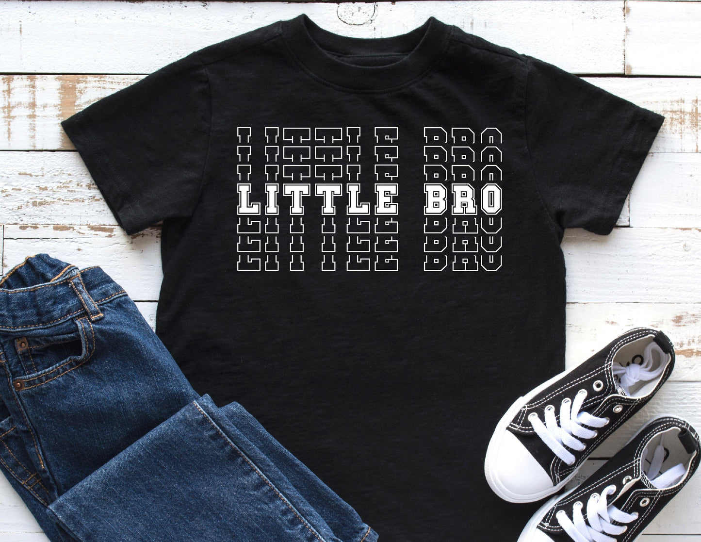 Little Bro - Youth Shirts - Rustic Cuts