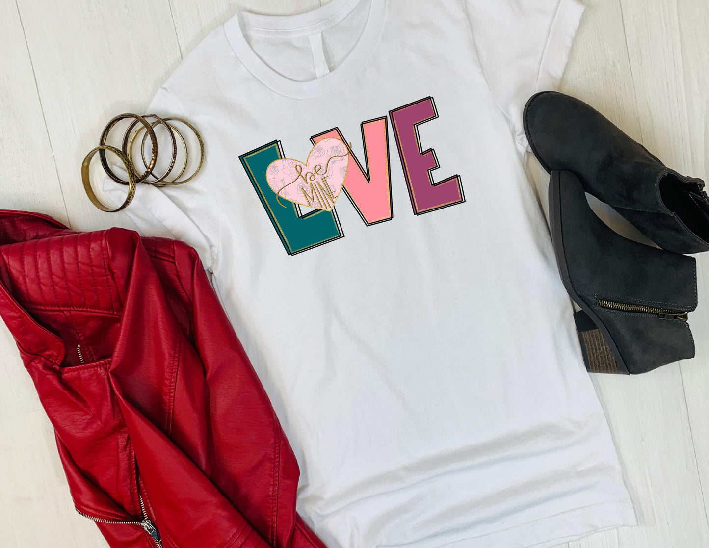 Valentines Day, Love Be Mine - Women's shirts - Rustic Cuts