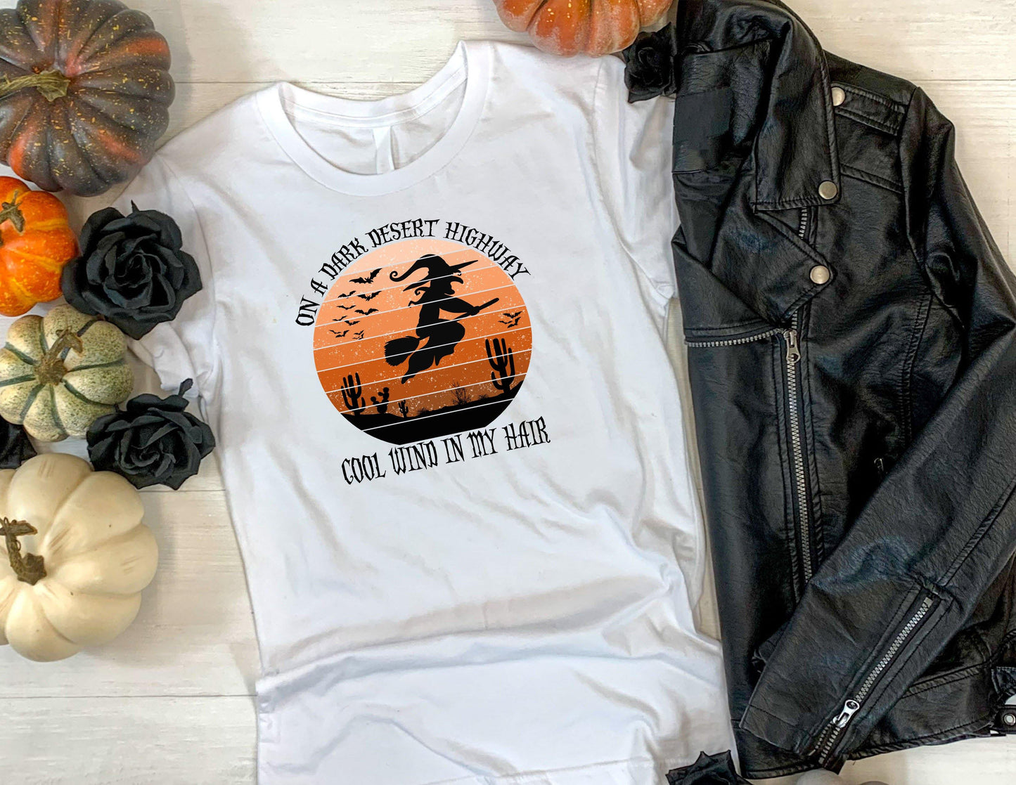 On A Dark Desert Highway Cool Wind In My Hair - Women's shirts - Rustic Cuts