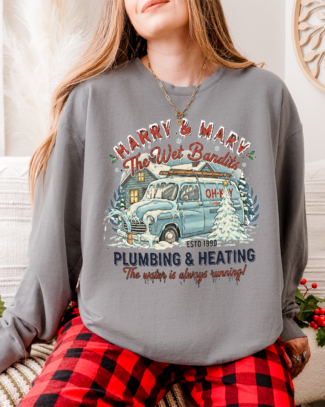 the wet bandits plumbing & heating | sweatshirt