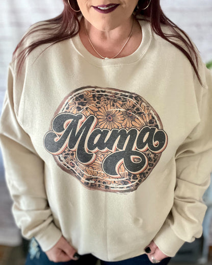 mama sunflower | crewneck sweatshirt