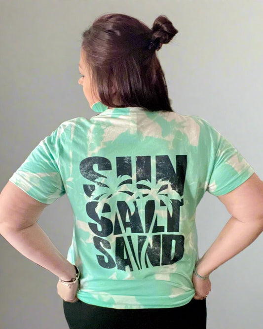 sun salt sand | bleached t-shirt