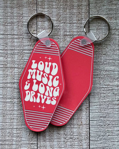 Loud Music & Long Drives | Keychain