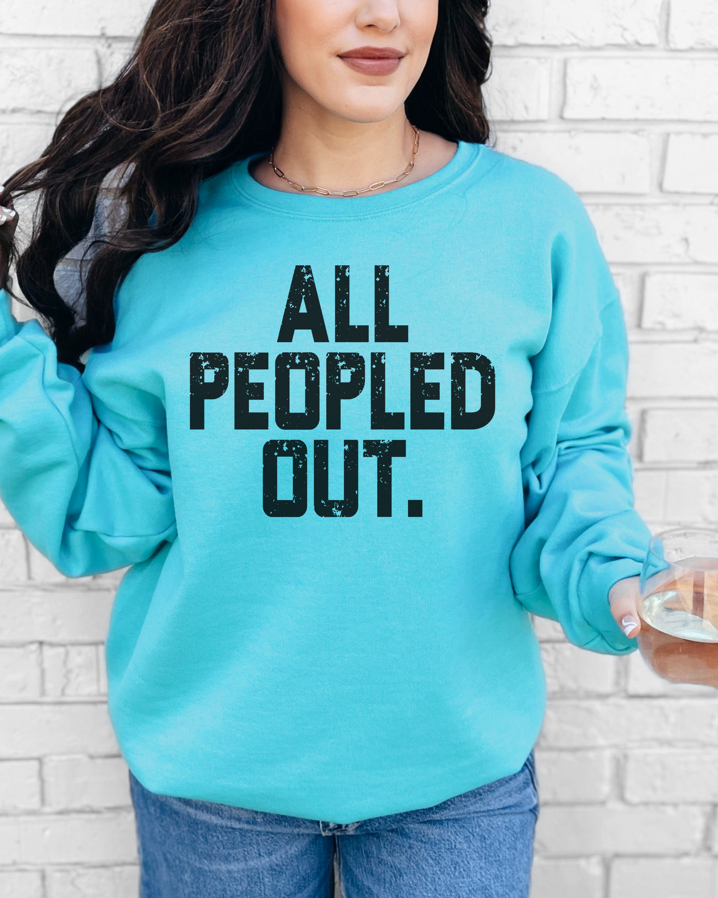 All Peopled Out | Crewneck Sweatshirt