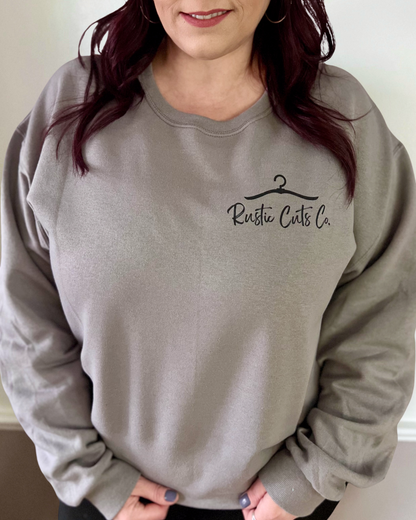 support your local hustlers & dreamers | rustic cuts co sweatshirt