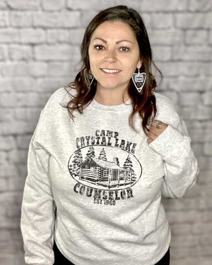 crystal lake camp counselor | crewneck sweatshirt