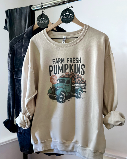 farm fresh pumpkins | sweatshirt