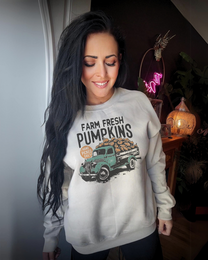 farm fresh pumpkins | sweatshirt