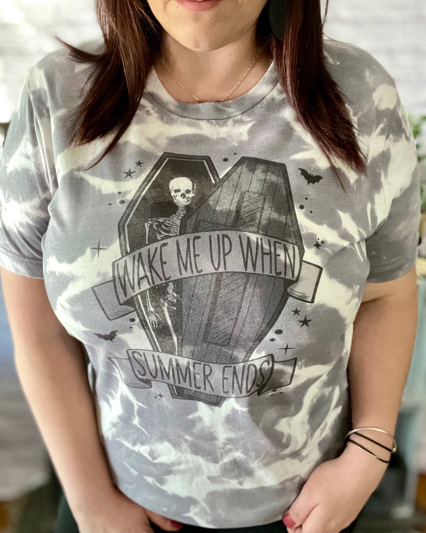Wake Me Up When Summer Ends | Bleached T-Shirt