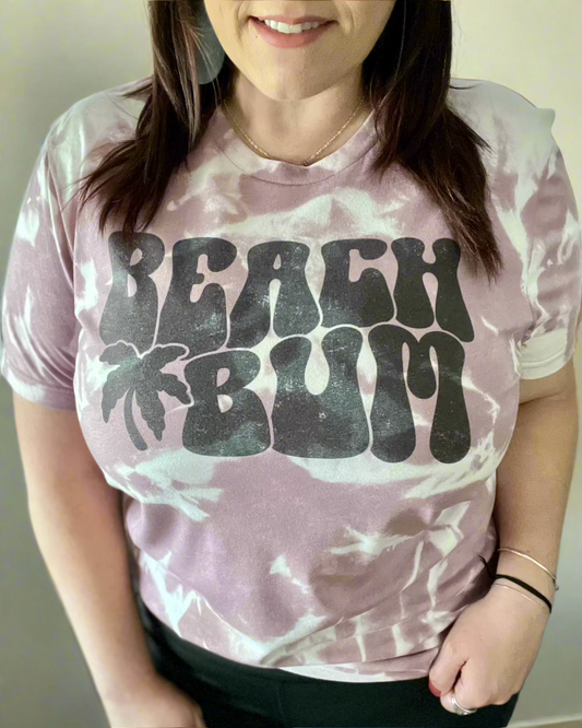 beach bum | bleached t-shirt