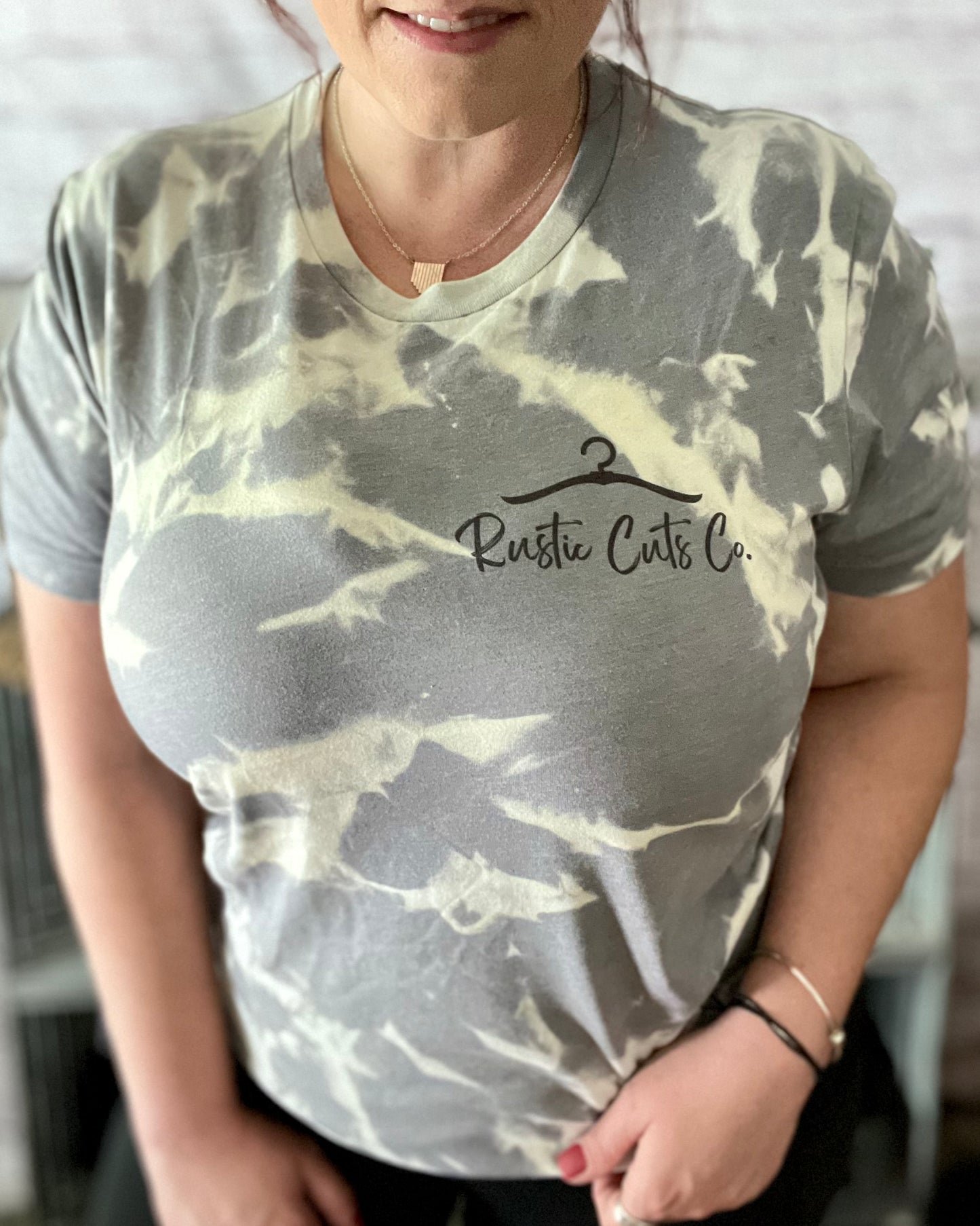 Support Local Hustlers and Dreamers | Rustic Cuts Co Bleached T-Shirt