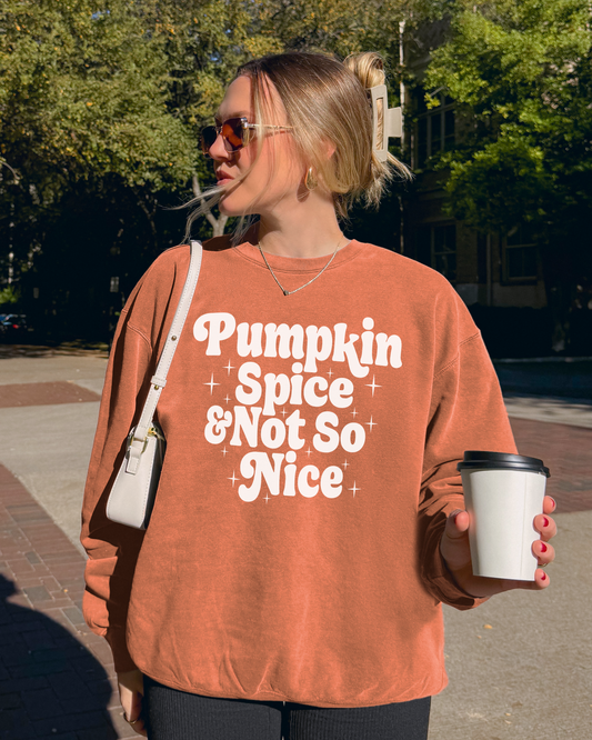 pumpkin spice not so nice | sweatshirt