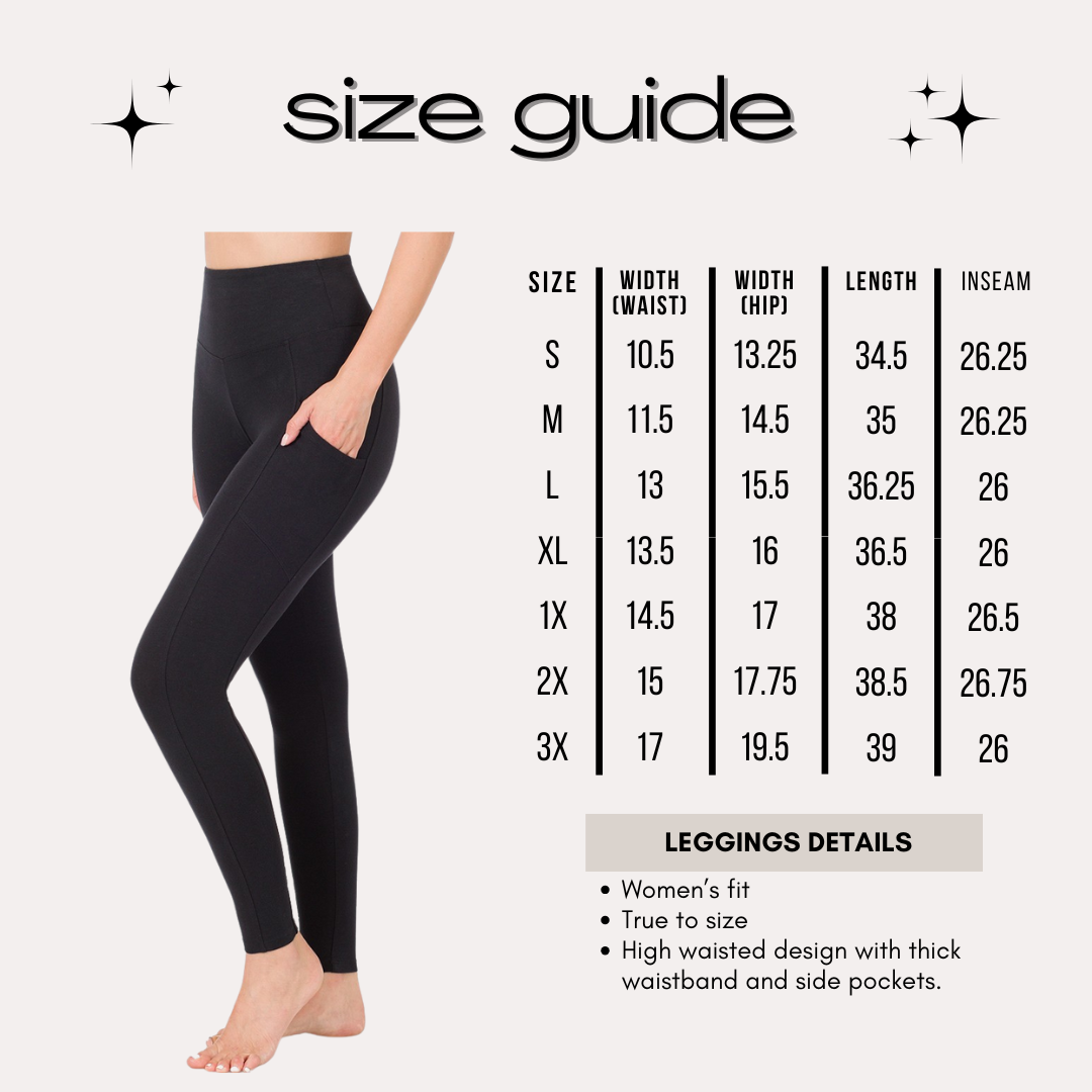 black wide waistband | women's leggings