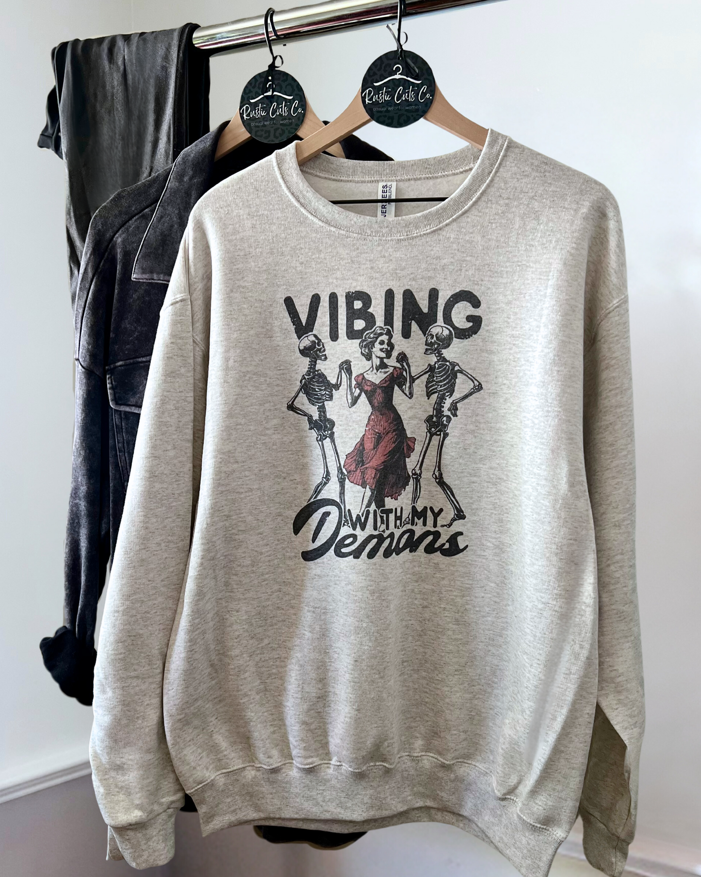 vibing with my demons | sweatshirt