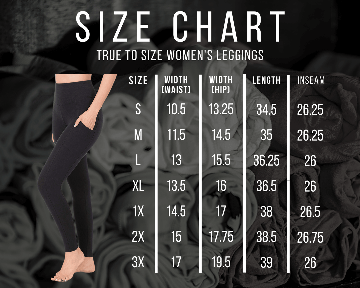 Black Wide Waistband Leggings - Women's shirts -  Rustic Cuts