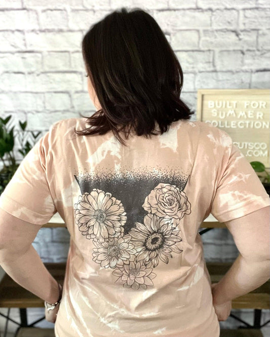 Floral Triangle - Women's shirts -  Rustic Cuts