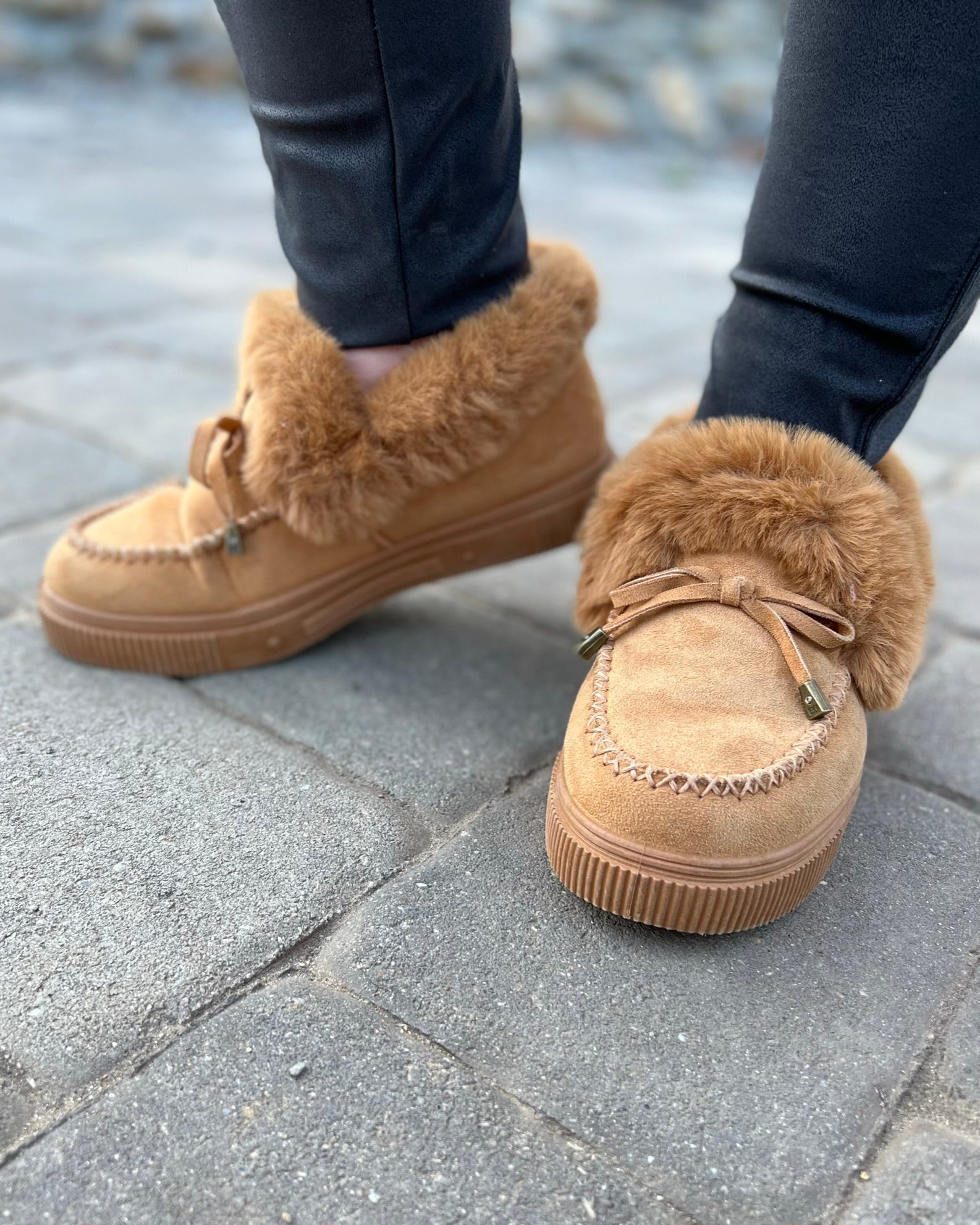 religion Plys dukke læder Fur Lined Slip-on Shoes – Rustic Cuts