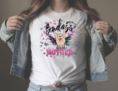 Badass Mother - Women's shirts -  Rustic Cuts