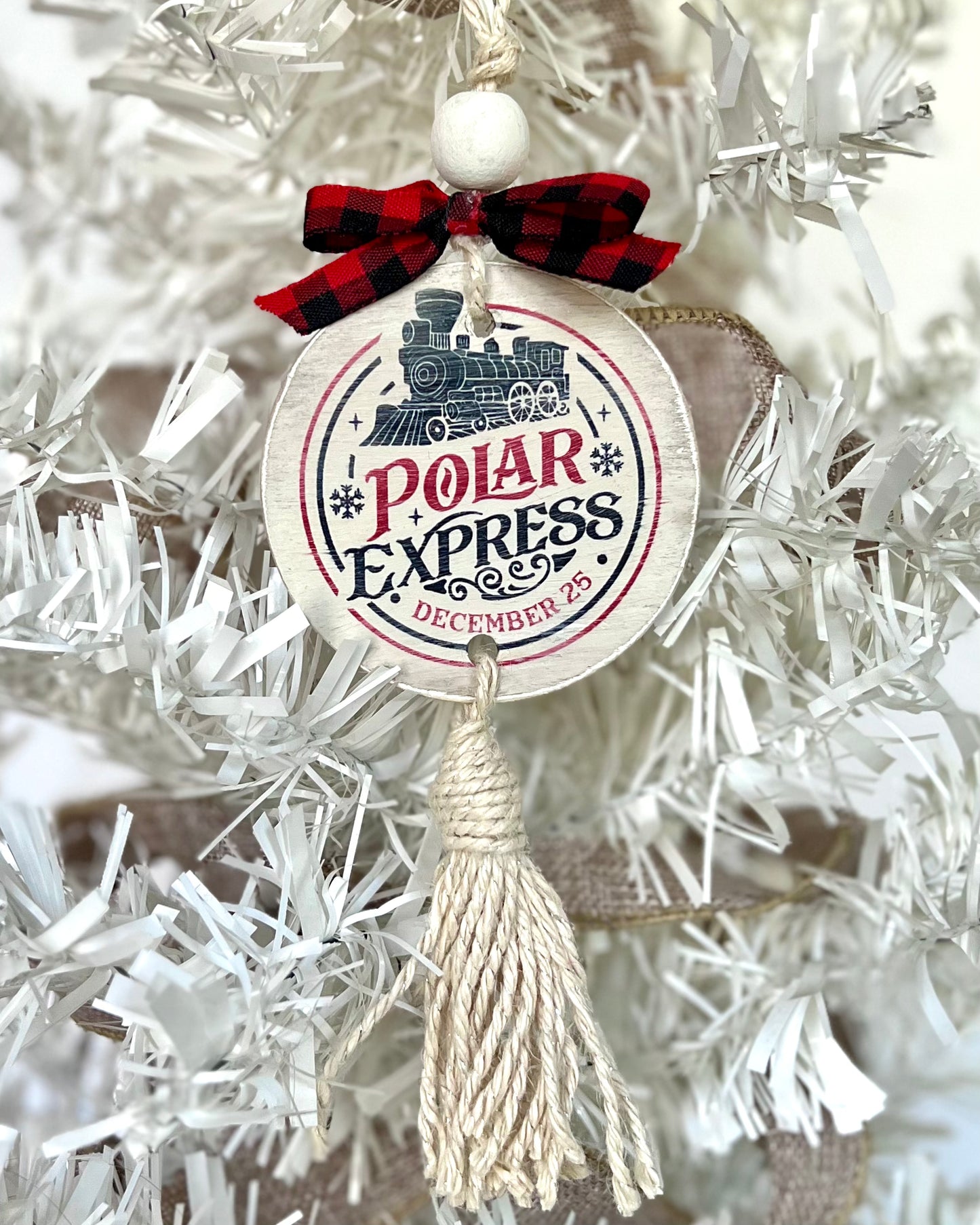 Polar Express | Tasseled Christmas Ornament