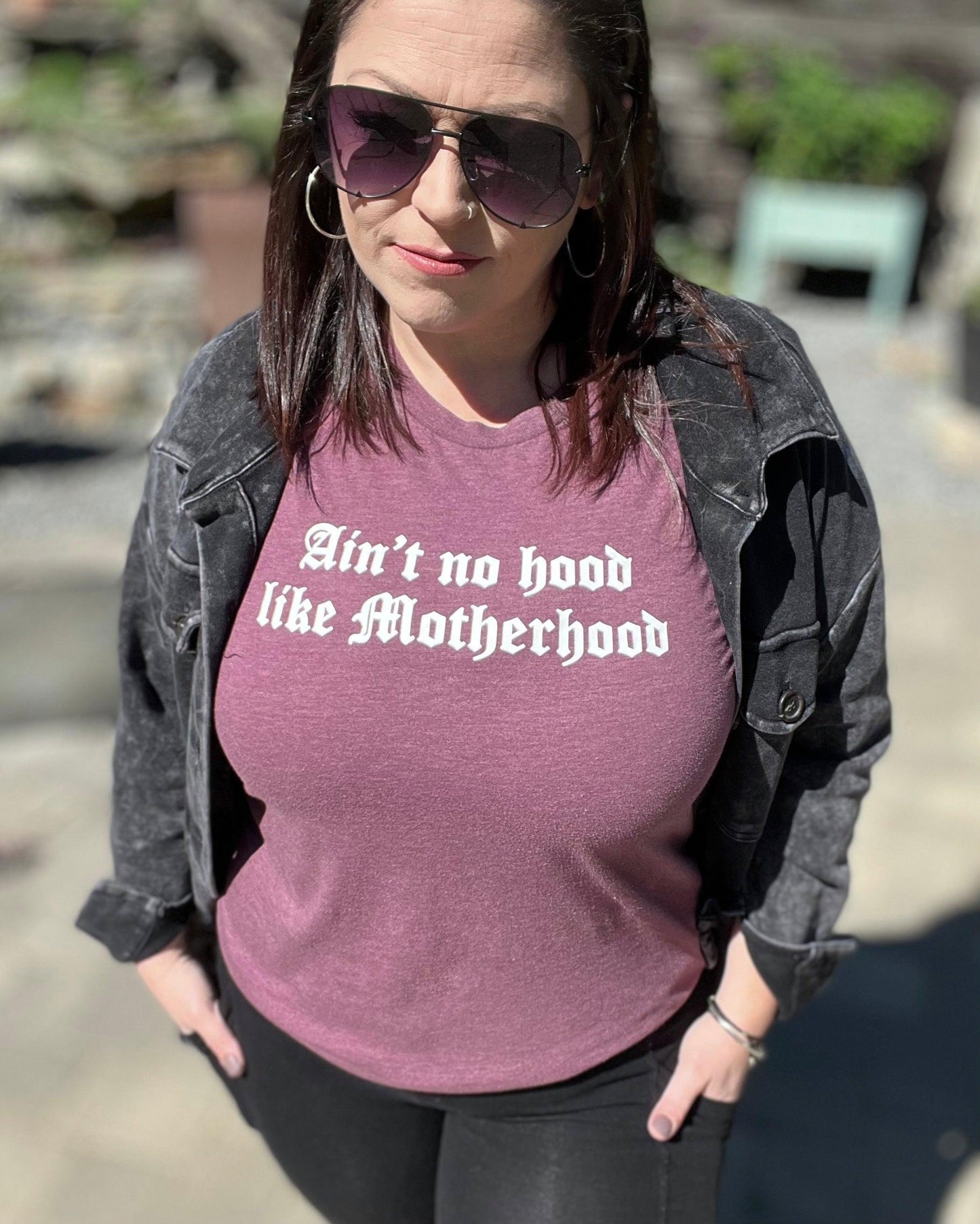 Ain't No Hood Like Motherhood - Women's shirts -  Rustic Cuts
