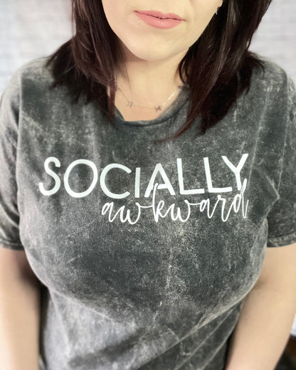 Socially Awkward - Women's shirts -  Rustic Cuts