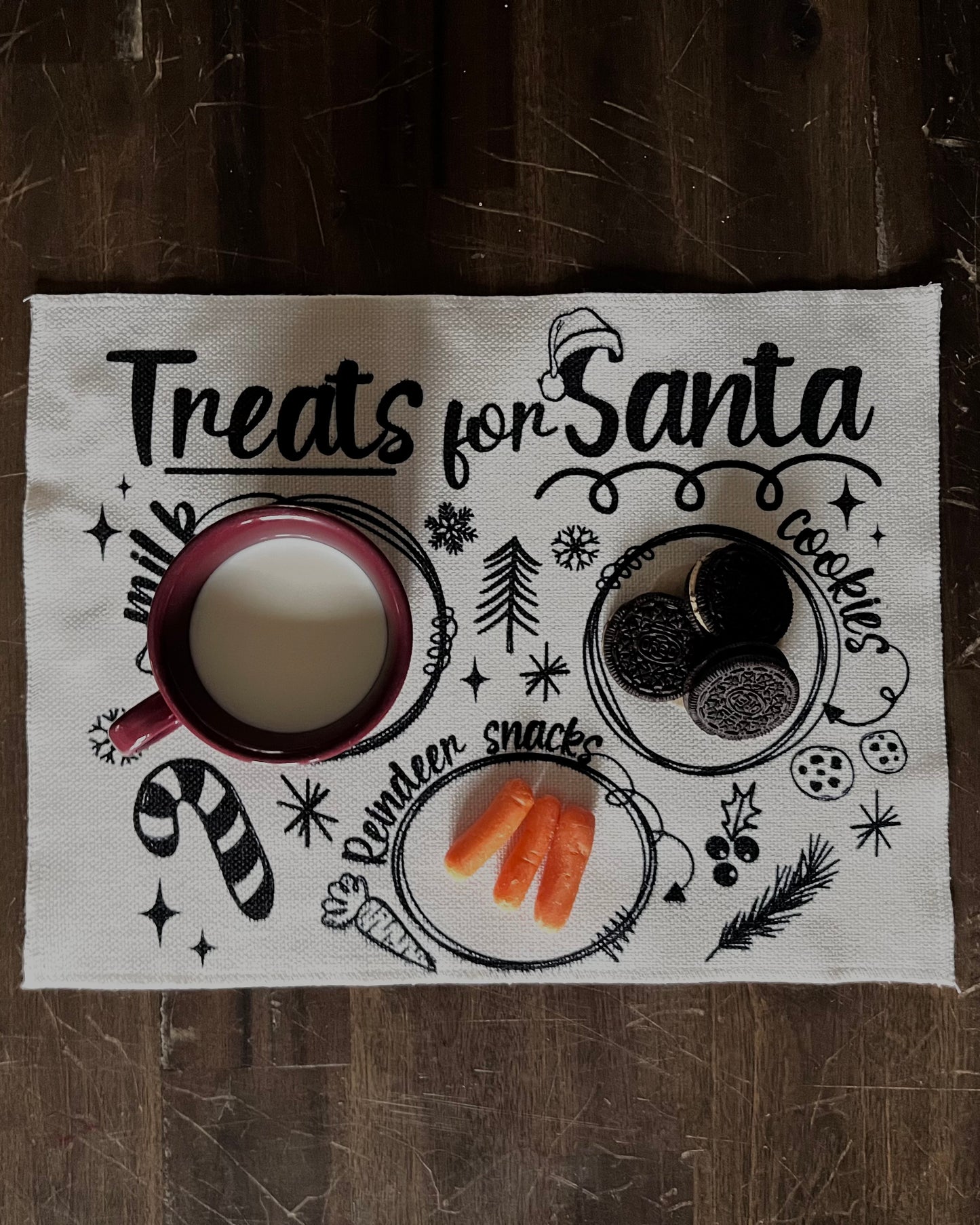 treats for santa | placemat