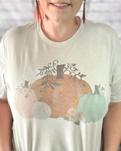 Water Color Pumpkins - Women's shirts -  Rustic Cuts