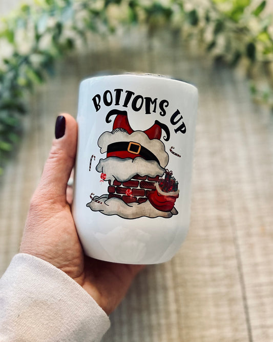 bottoms up | 12oz wine tumbler