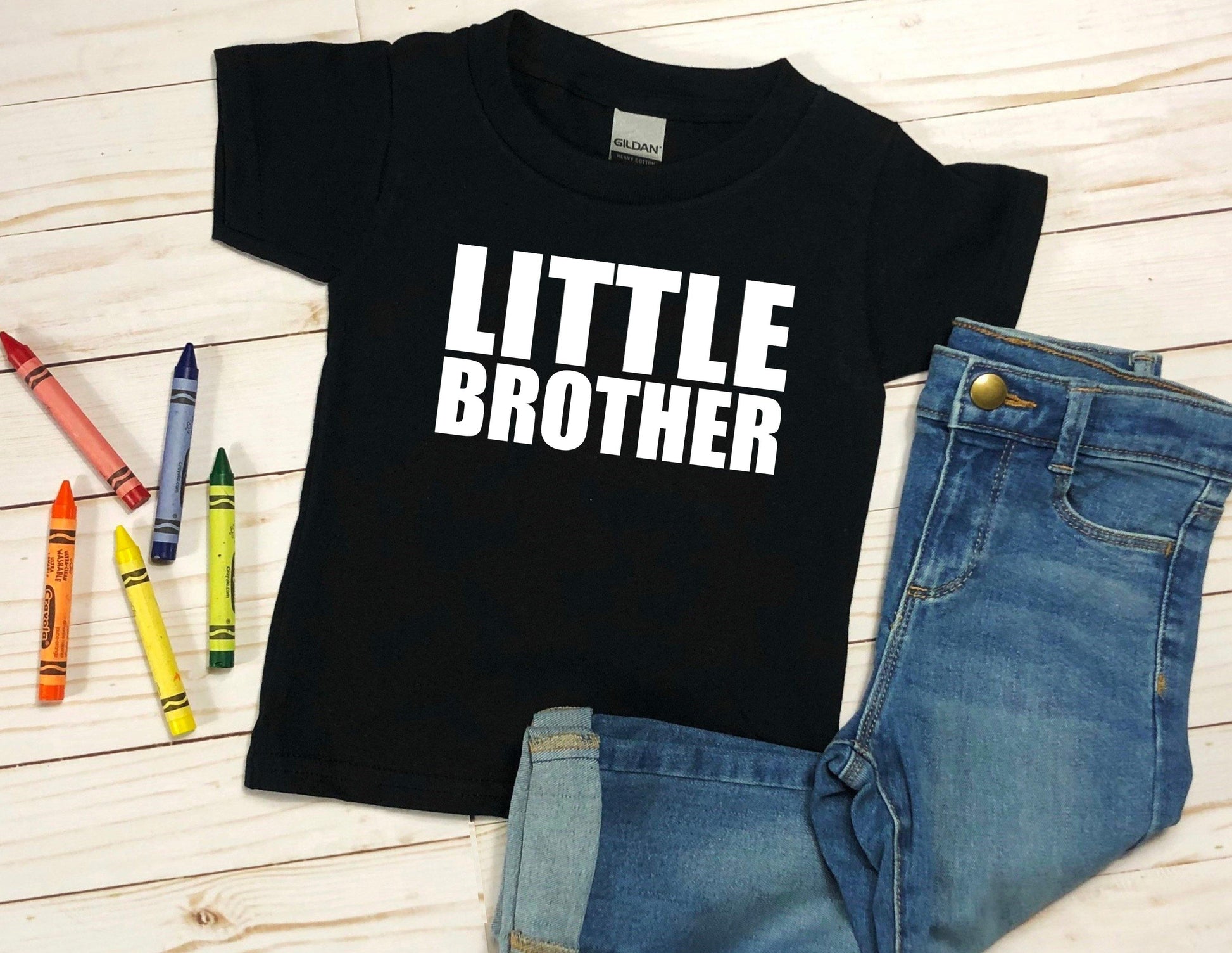 Little Brother - Toddler Shirts -  Rustic Cuts
